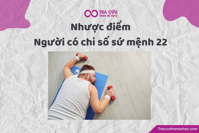 Nhược điểm chỉ số sứ mệnh 22 Nhược điểm chỉ số sứ mệnh 22
