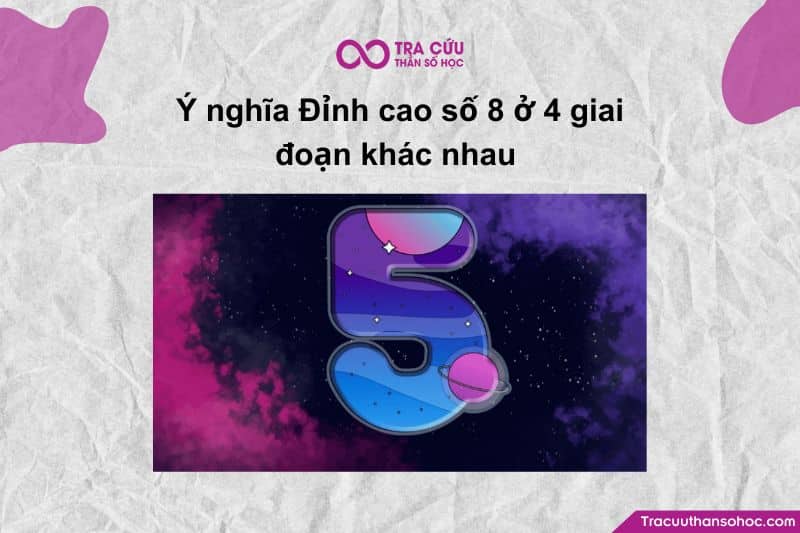 Đỉnh cao số 8 đại diện cho tiền bạc – quyền lực – quản trị – luật nhân quả. Đỉnh cao số 8 đại diện cho tiền bạc – quyền lực – quản trị – luật nhân quả.