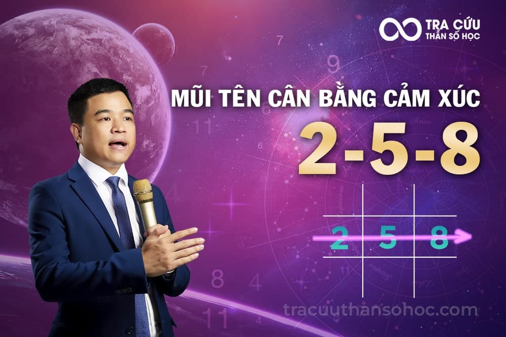 Mũi tên 258 trong thần số học là gì? Ý nghĩa như thế nào? 1 Mũi Tên 2-5-8 Trong Thần Số Học: Ý Nghĩa Của Mũi Tên Nhạy Cảm