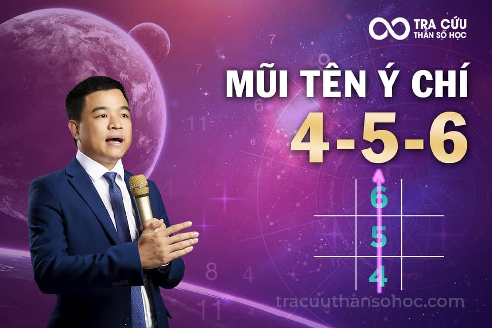 Mũi tên 456 trong thần số học là gì? Ý nghĩa mũi tên ý chí như thế nào?