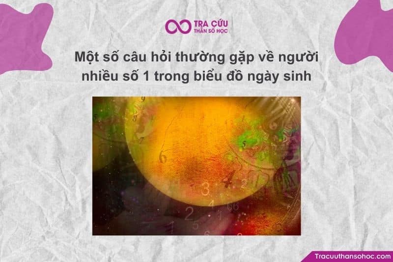 Số 1 trong biểu đồ ngày sinh đại diện cho cái tôi. Khi có quá nhiều số 1, cái tôi bị "nén" lại quá chặt Số 1 trong biểu đồ ngày sinh đại diện cho cái tôi. Khi có quá nhiều số 1, cái tôi bị "nén" lại quá chặt